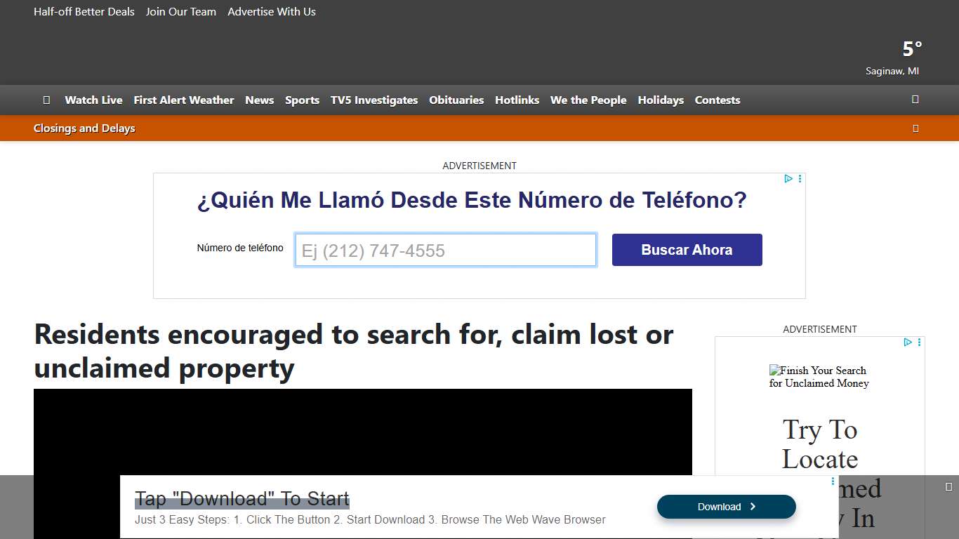 Residents encouraged to search for, claim lost or unclaimed property